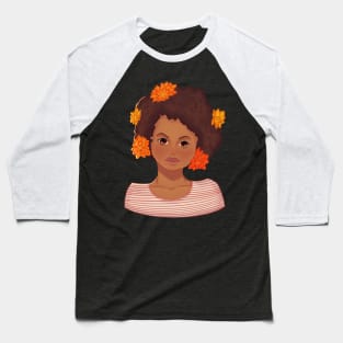 Autumn Girl Baseball T-Shirt